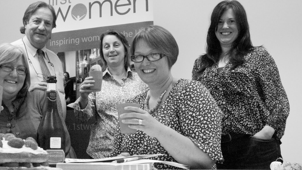 Drew pictured with some of the First Women team