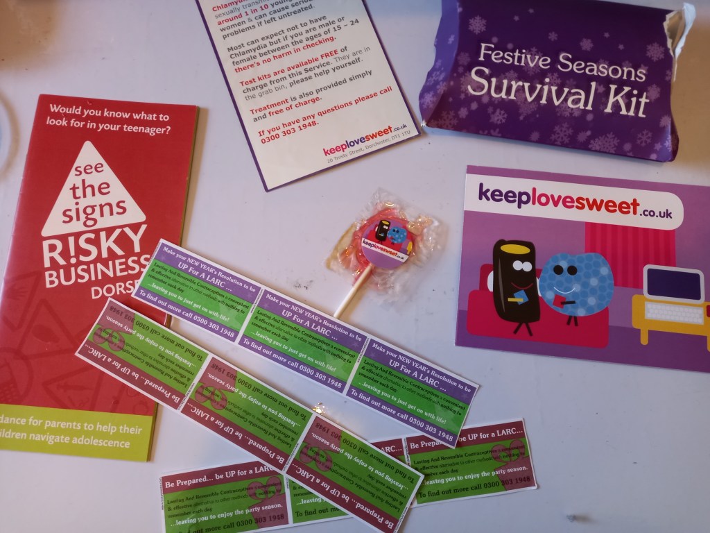 NHS marketing materials