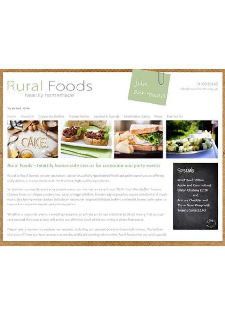 Rural Foods website